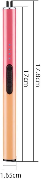 Electric Candle Lighter Plasma Arc Lighters Windproof Flameless with Double Safety Switch USB Rechargeable Battery(2pack e)