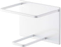 Yamazaki 5508 Magnetic Bathroom Tube & Bottle Holder, Large, White, Approx. 4.3 x 3.2 x 4.3 inches (11 x 8.2 x 11 cm), Tower Floating Storage, Shampoo, Body Soap Holder, Bathroom Storage