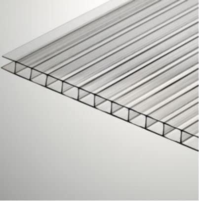 FP FluorolitEPlastics We've Got You Covered | Multi-Wall or Twin Wall Polycarbonate Panels | Thickness 6MM | 23.75" x 23.75" Elevator Light Cover | Fire Rated | Clear