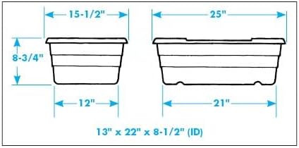 ULTRASOURCE Food Approved Bus Totes/Meat Lug (6 Pack, Pink)