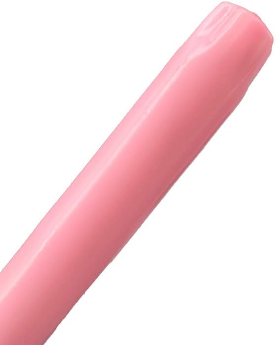 D'light Online Elegant 12" Pink Gradient Taper Candles Premium Quality- Unscented, Hand-Dipped Tapered Candles, Dripless and Smokeless - Set of 12 (12 Inch, Pink Gradient)
