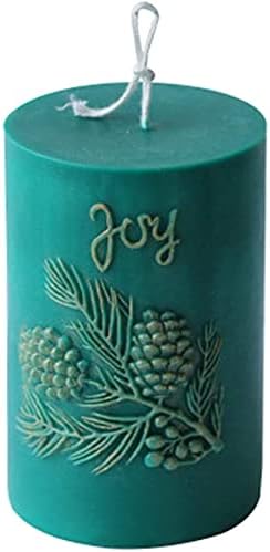 3D Cylinder Pine Cone Candle Mold,Silicone Clay Soap Mould for Making Soy Wax Beeswax Candles Handmade Art Craft