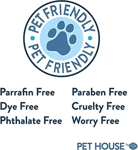 One Fur All Pet Happy Birthday Candle - Pet-Friendly & Natural Wax Candles - Birthday Cake Candle Scent - Plant-Based Eco-Friendly Scented Wax Candles - Dog Birthday Gift - Pet Odor Eliminator Candle
