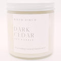 River Birch Candles Eucalyptus & Cedar Scented Candle | Premium, All-Natural, Non-Toxic, Soy Candles | 16oz 90 Hr Burn Time | Cozy Relaxing Gifts for Home