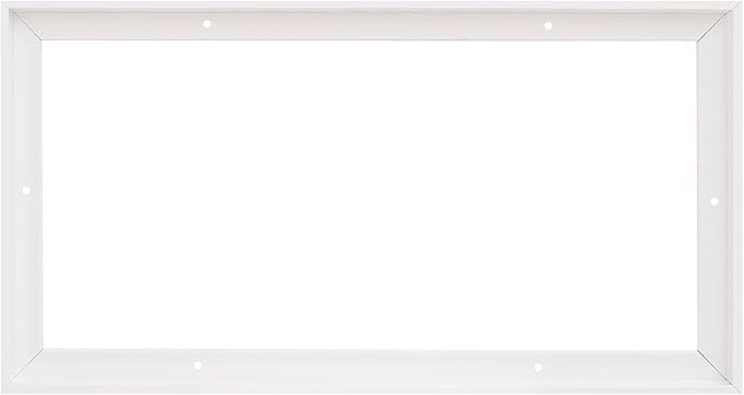 Pixy Canvas Floater Frame 4x12 for 3/4 (0.75) inch Deep Canvas Paintings/Canvas Prints/Wood Canvas Panels/Wall Art/Wall Decor/Home Decor/Artwork (White, 4 x 12 inch, Landscape)