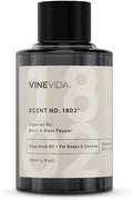VINEVIDA [120mL] Birch & Black Pepper Fragrance Oil for Candle Making - Natural Candle Oil Scents - Soap Making Essential Oil - Made in USA