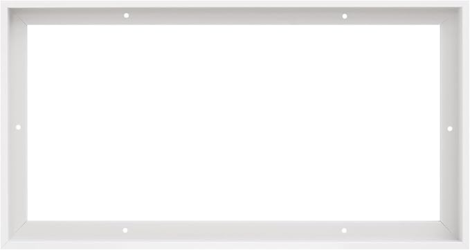 Pixy Canvas Floater Frame 6x18 for 1-1/2 (1.5) inch Deep Canvas Paintings/Canvas Prints/Wood Canvas Panels/Wall Art/Wall Decor/Home Decor/Artwork (White, 6 x 18 inch, Landscape)