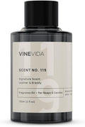 VINEVIDA [4 oz] Leather & Brandy; Fragrance Oil for Candle Making and Soap Making - Premium Candle Scents for Soy Candles