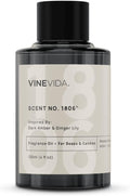 VINEVIDA [120mL] Dark Amber & Ginger Lily Fragrance Oil for Candle Making - Natural Candle Oil Scents - Soap Making Essential Oil - Made in USA