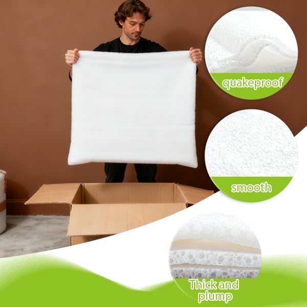5 Pack 26x30in Cushion Foam Pouches Moving Packaging Supplies Shockproof