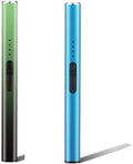 Electric Candle Lighter Plasma Arc Lighters Windproof Flameless with Double Safety Switch USB Rechargeable Battery(2pack a)