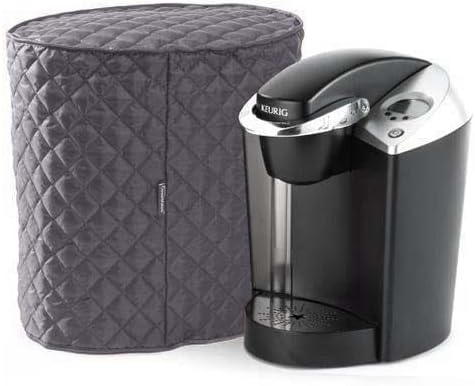 Covermates Keepsakes Coffee Maker Cover – Quilted Appliance Protector for Espresso Makers – Dust & Stain Resistant, Washable Slip‑On Design for Countertop Storage, Slate