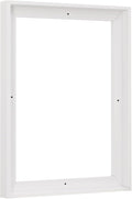 Pixy Canvas Floater Frame 12x24 for 3/4 (0.75) inch Deep Canvas Paintings/Canvas Prints/Wood Canvas Panels/Wall Art/Wall Decor/Home Decor/Artwork (White, 12 x 24 inch, Portrait)