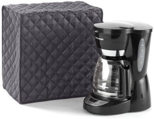 Covermates Keepsakes Coffee Maker Cover – Quilted Appliance Protector for Espresso Makers – Dust & Stain Resistant, Washable Slip‑On Design for Countertop Storage, Slate