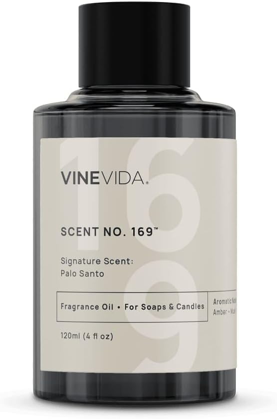 VINEVIDA [4 oz] Palo Santo; Fragrance Oil for Candle Making and Soap Making - Premium Candle Scents for Soy Candles