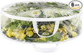 Whitmor Clear Everyday Wreath Bag (Pack of 6)