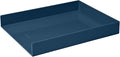 Poppin Stackable Front Loading Letter Tray, Blue, Rectangular