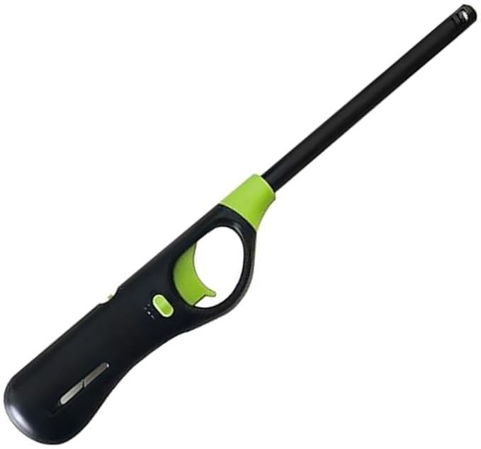 Handi Flame BBQ Grill Click Lighter Refillable Candle Fireplace Kitchen Stove Wind Resitent Long Stem