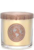 ECO CANDLE CO. Recycled Candle, Sunshower, 6 oz. - Scents of Citrus & Musk - 100% Soy Wax, No Lead, Kraft Paper Label & Lid, Hand Poured, Phthalate Free, Made from Midwest Grown Soybeans