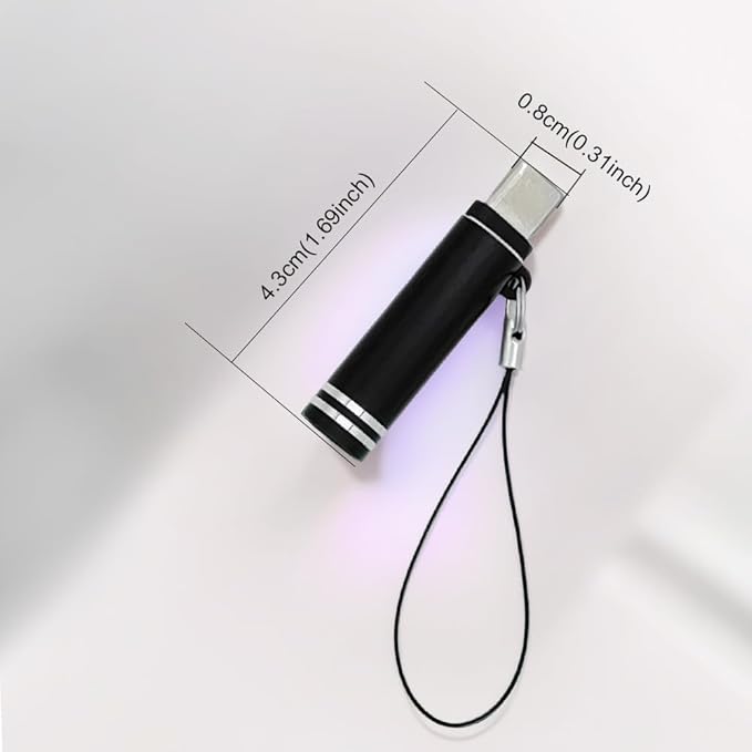 Blowing it I Electric Lighter USB C, Windproof Lighter for Phone, Plug in Phone and Blow to Work, Automatically Turn Off After 10 Seconds, No Need Charging, ONLY for Smart Phone with USB-C Port