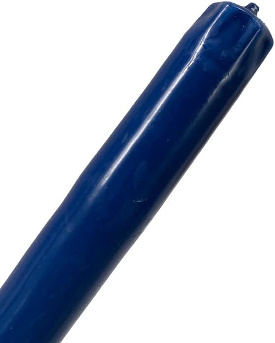 D'light Online Elegant 12" Blue Gradient Taper Candles Premium Quality- Unscented, Hand-Dipped Tapered, Dripless and Smokeless - Set of 12 (12 Inch, Blue Gradient)