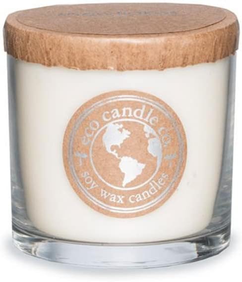 Eco Candle Co. Recycled Candle, Sterling Rose, 6 oz. - Scents of Green Notes, Fresh Cut Roses, Floral, & Musk - 100% Soy Wax, No Lead, Hand Poured, Phthalate Free, Made from Midwest Grown Soybeans