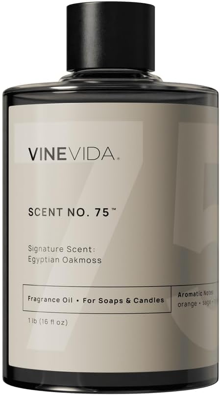 VINEVIDA [16oz] Scent No.75 Fragrance Oil for Candle Making and Soap Making - Premium Candle Scents for Soy Candles
