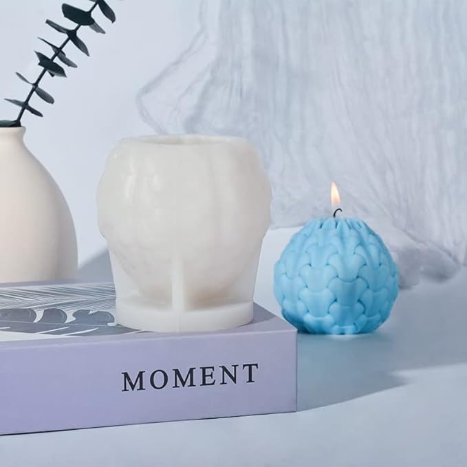 Cestony 3D Seed of Life Candle Silicone Molds for Making Candle Resin Pillar Aromatherapy Gypsum Candles Wax Soap Flower Specimen Clay Craft