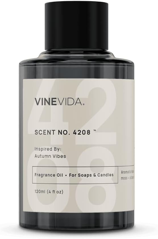 VINEVIDA [120 Ml] Scent NO. 4208 Inspired by Autumn Vibes | Premium Fragrance Oil for Candle Making & Soap Making | Candle Scents for Soy Wax | Scented Oils for Car Freshies & Bath Products