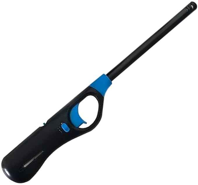 Handi Flame BBQ Grill Click Lighter Refillable Candle Fireplace Kitchen Stove Wind Resitent Long Stem