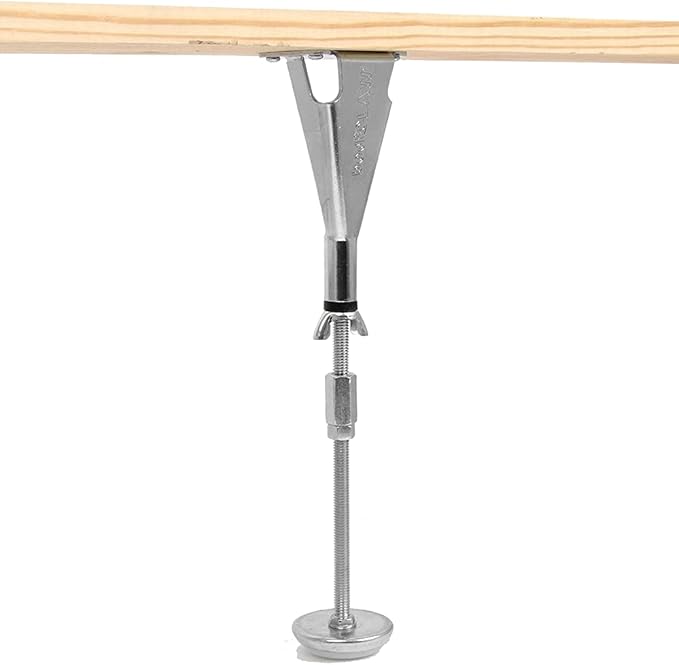 Bed Claw Unibody Adjustable Height Bed Frame Slat Center Support Leg, U.S.A. (Set of 3)