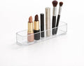 primebox Plastic Clear Acrylic Drawer Organizers. Bathroom, Kitchen, Bedroom, Utensils, Office Organizer Bins, Storage Trays. Heavy Duty, Stackable. 9" x 2" x 2" Set of 6