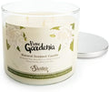 Gardenia Highly Scented Natural 3 Wick Candle, Essential Fragrance Oils, 100% Soy, Phthalate & Paraben Free, Clean Burning, 14.5 Oz.