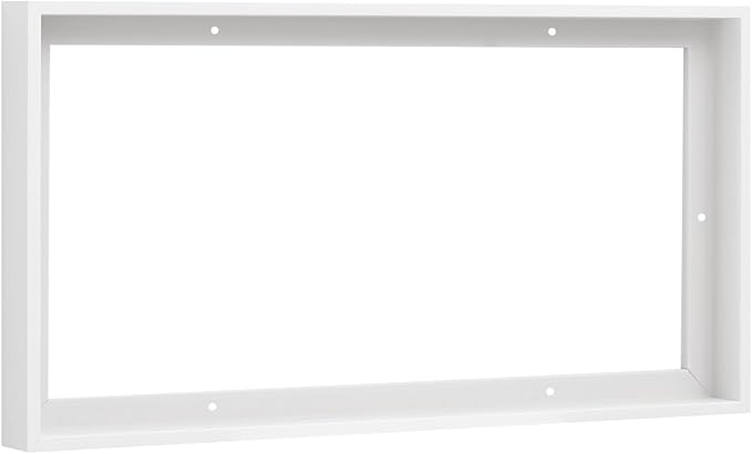 Pixy Canvas Floater Frame 8x10 for 1-1/2 (1.5) inch Deep Canvas Paintings/Canvas Prints/Wood Canvas Panels/Wall Art/Wall Decor/Home Decor/Artwork (White, 8 x 10 inch, Landscape)