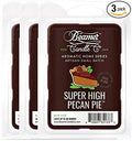 Beamer Candle Co. - Super High Pecan Pie Wax Melt – Roasted Pecan & Buttery Pie Crust Scent – 3 Packs of 6 Cubes – Odor Eliminating – High Fragrance – 40 Hour Burn Time