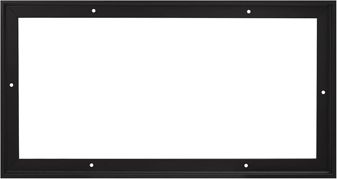 Pixy Canvas 16x48 inch Floater Frame for Canvas Paintings. 12 Colors. Floating Frame fits 5/8", 3/4" & max 7/8" Deep Stretched Canvas & Wood Panels (Black, 16 x 48 inch)