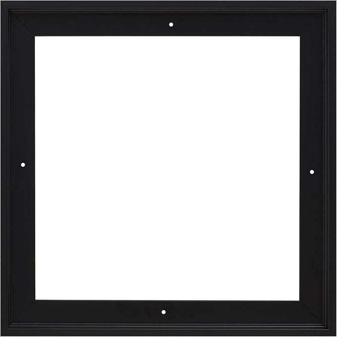 Pixy Canvas Floater Frame 42x42 for 3/4 (0.75) inch Deep Canvas Paintings/Canvas Prints/Wood Canvas Panels/Wall Art/Wall Decor/Home Decor/Artwork (Black, 42 x 42 inch, Square)
