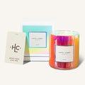 Hotel Lobby Pride Candle – Hand-Poured 9.75oz 100% Soy Wax with Tropical Citrus, Passionfruit, Crystallized Ginger, Spun Sugar, and Solar Musk – Paraffin-Free, 65-Hour Non-Toxic Burn