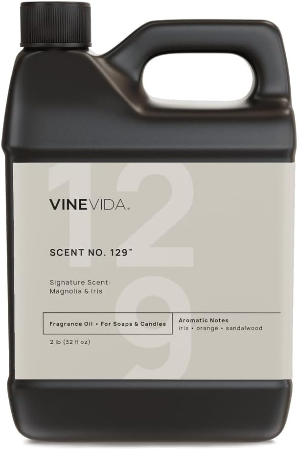 VINEVIDA [32 oz] Magnolia & Iris; Fragrance Oil for Candle Making and Soap Making - Premium Candle Scents for Soy Candles