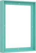 Pixy Canvas Custom Sized Floater Frame for 1-1/2 (1.5) inch Deep Canvas Paintings/Canvas Prints/Wood Canvas Panels/Wall Art/Wall Decor/Home Decor/Artwork (Lucite Green, Custom Size, Portrait)