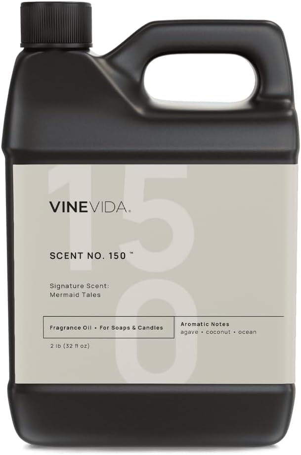 VINEVIDA [32 oz] Mermaid Tales; Fragrance Oil for Candle Making and Soap Making - Premium Candle Scents for Soy Candles
