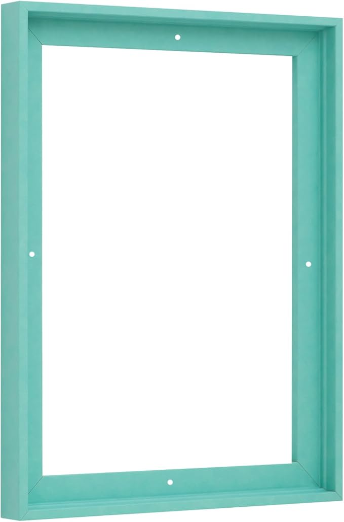 Pixy Canvas Floater Frame 12x24 for 3/4 (0.75) inch Deep Canvas Paintings/Canvas Prints/Wood Canvas Panels/Wall Art/Wall Decor/Home Decor/Artwork (Lucite Green, 12 x 24 inch, Portrait)