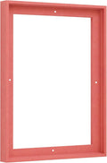 Pixy Canvas Floater Frame 26x28 for 3/4 (0.75) inch Deep Canvas Paintings/Canvas Prints/Wood Canvas Panels/Wall Art/Wall Decor/Home Decor/Artwork (Pastel Red/Pink, 26 x 28 inch, Portrait)