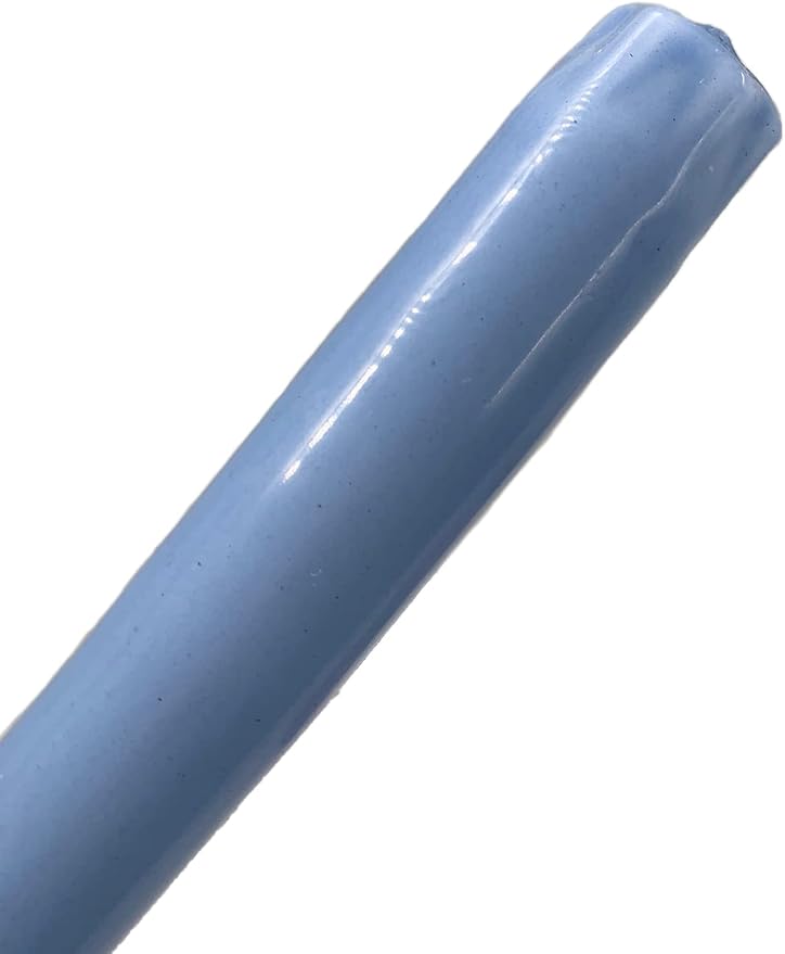 D'light Online Elegant 12" Unscented Seasonal Summer Taper Candles Premium Quality- Hand-Dipped Tapered Candles, Dripless and Smokeless - Set of 12 (12 Inch, Ocean)
