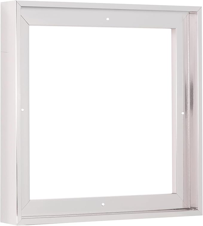 Pixy Canvas Floater Frame 19x19 for 1-1/2 (1.5) inch Deep Canvas Paintings/Canvas Prints/Wood Canvas Panels/Wall Art/Wall Decor/Home Decor/Artwork (Chrome, 19 x 19 inch, Square)
