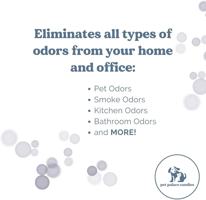 Pet Palace Candles - Odor Eliminator Candle, Incredible Scents - 100% Soy - Neutrolizer Eliminates Odors from Pets, Smoke, Urine, and More. Eco-Friendly and Non-Toxic (Hello Sunshine)