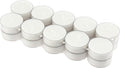 Stonebriar 40 Pack Unscented Mega Oversized Clear Cup Tea Light Candles with 9 Hour Extended Burn Time