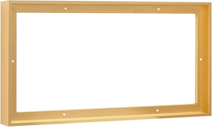 Pixy Canvas Floater Frame 10x14 for 1-1/2 (1.5) inch Deep Canvas Paintings/Canvas Prints/Wood Canvas Panels/Wall Art/Wall Decor/Home Decor/Artwork (Brass Gold, 10 x 14 inch, Landscape)