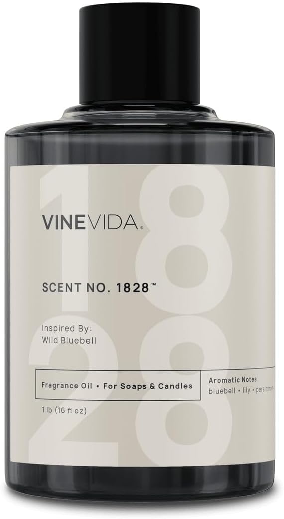 VINEVIDA [16oz] Wild Bluebell Fragrance Oil for Candle Making - Natural Candle Oil Scents - Soap Making Essential Oil - Made in USA