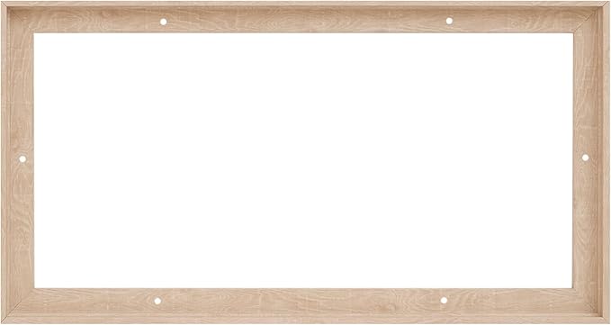 Pixy Canvas Floater Frame 16x24 for 0.75 inch Deep Canvas Paintings/Canvas Prints/Wood Canvas Panels/Wall Art/Wall Decor/Home Decor/Artwork, (Nordic White Oak, 16 x 24 inch, Landscape)